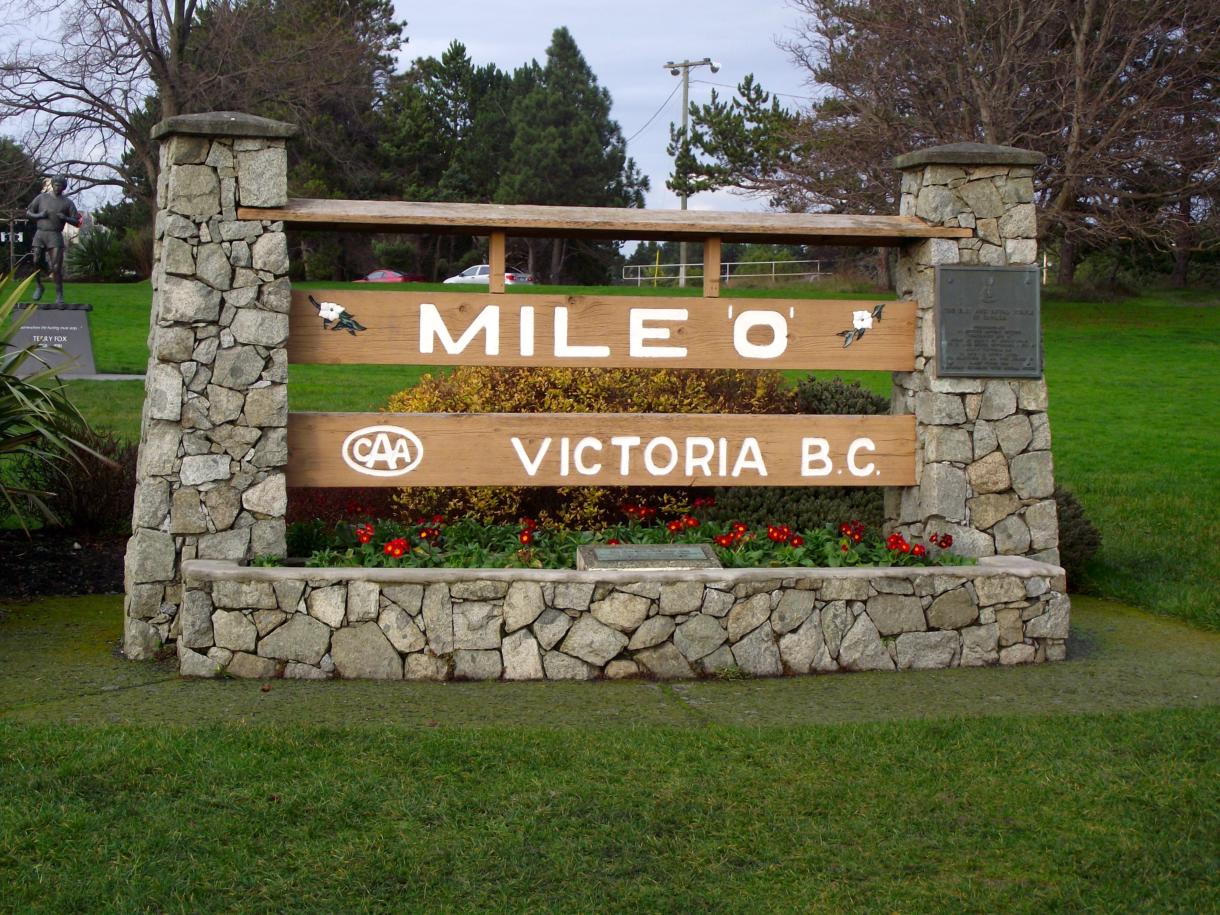 Mile Zero Monument in Victoria, BC (via)